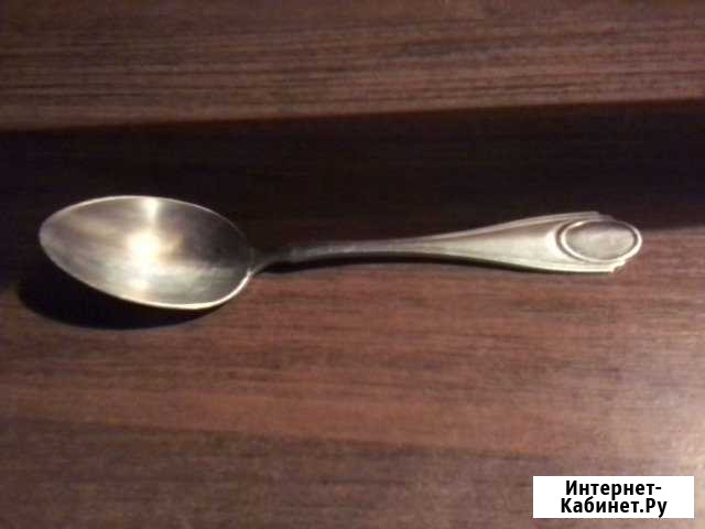 Ложка серебряная 925 пр Пушкино - изображение 1