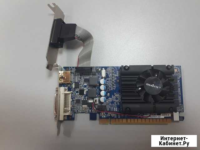 Видеокарта gigabyte GeForce 210, 1024Mb, новая Рязань - изображение 1