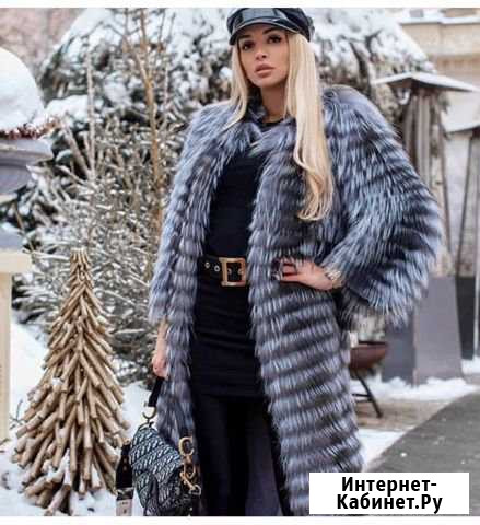 Пальто из чернобурки. Арт: 3945 Тарское - изображение 1