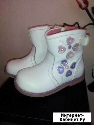 Осенние ботинки белые сказка Ростов-на-Дону - изображение 1