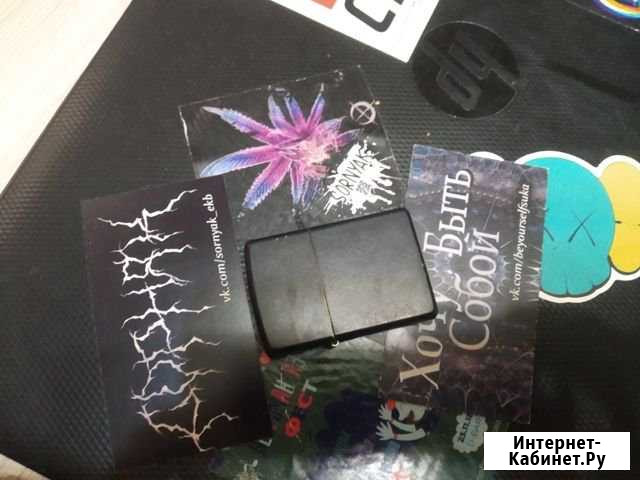 Зажигалка zippo.(Возможен торг) Оригинал. Черная Екатеринбург - изображение 1