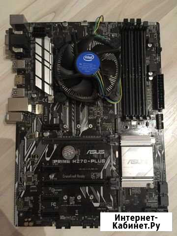 Asus prime h270-plus + celeron g3900 Великий Новгород - изображение 1