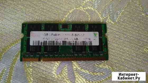 SO-dimm DDR2 hynix 1gb 2rx8 pc2-5300s-555-12, 1 Г Владивосток