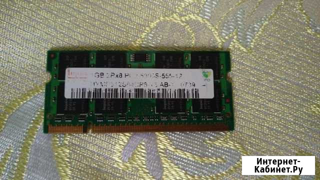 SO-dimm DDR2 hynix 1gb 2rx8 pc2-5300s-555-12, 1 Г Владивосток - изображение 1