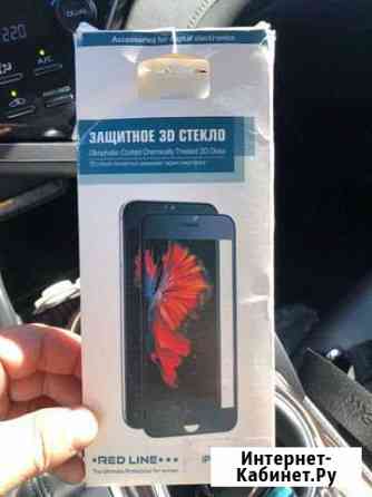 Защитное 3d стекло iPhone 6/6s plus black Оренбург