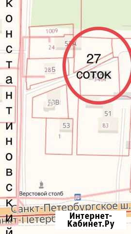 Участок 27 сот. (промназначения) Санкт-Петербург - изображение 1