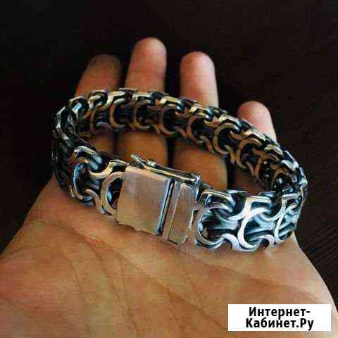 Браслет Рамзес. Серебро, новый Ставрополь