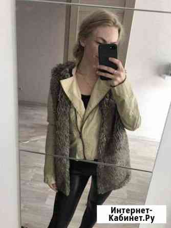 Кожаная куртка+жилетка Новосибирск