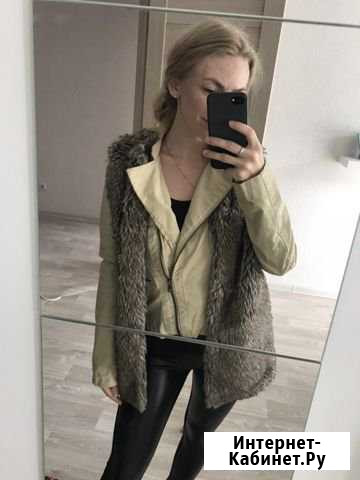 Кожаная куртка+жилетка Новосибирск - изображение 1