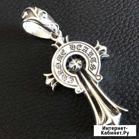 Подвеска Chrome Hearts серебро 925 Омск - изображение 1