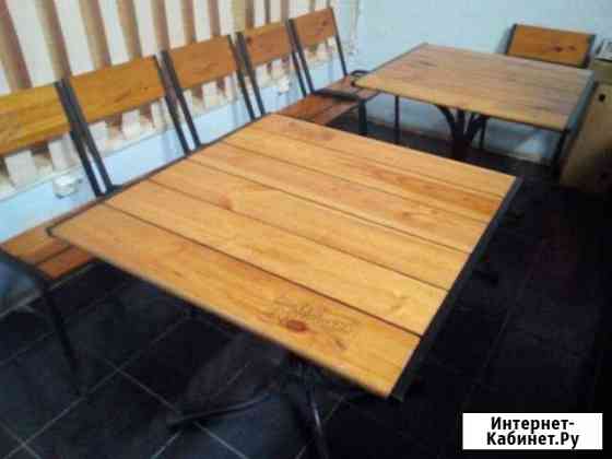 Деревянный стол + 4 стула Волгоград