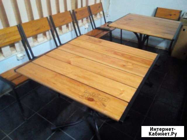 Деревянный стол + 4 стула Волгоград - изображение 1