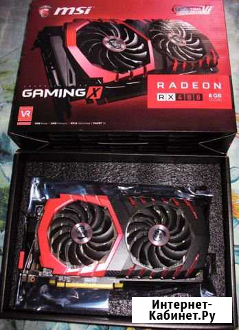 Продам видеокарту RX480 MSI Gaming X 8 GB Севастополь - изображение 1