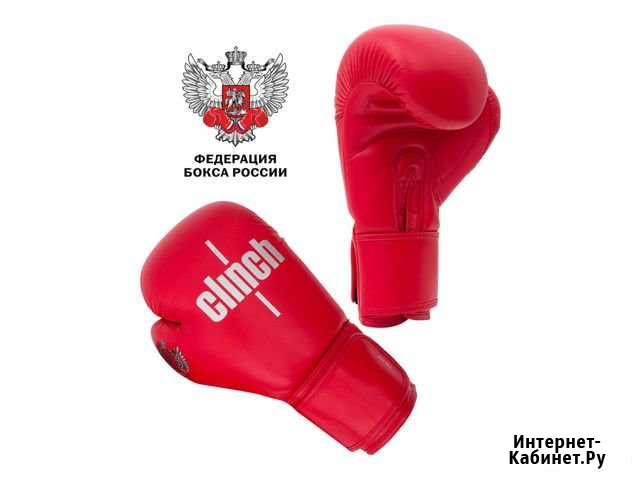 Перчатки боксерские Clinch Olimp, одобрены Ф Б Р Вологда - изображение 1
