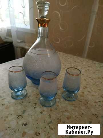 Графин и 3 рюмки Ульяновск - изображение 1