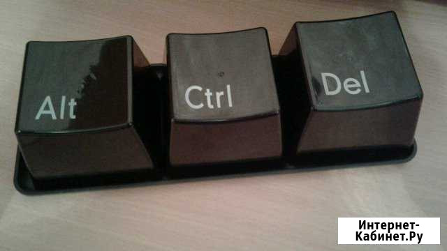 Набор из трёх пиалок и подноса Alt. Ctrl. Del. Чита - изображение 1