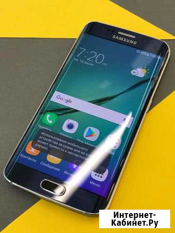 SAMSUNG Galaxy s6 Edge Black Хабаровск - изображение 1