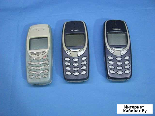 Nokia 3310 оригинал. Made in Finland (3шт) Барнаул - изображение 1