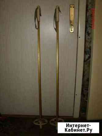 Лыжные палки 100 см и лыжи для ребёнка Мурманск