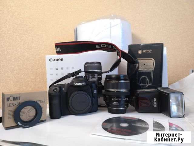 Canon 50D Kit17-85USM+вспышка acme TF148APZ+CF 8G+ Абакан - изображение 1