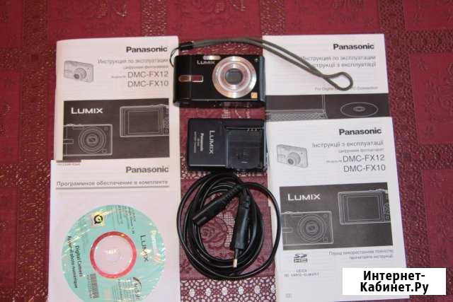 Продаю цифровую фотокамеру Panasonic DMC-FX10 Геленджик - изображение 1