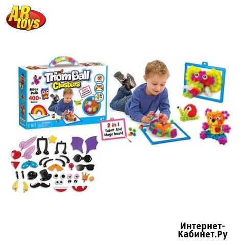 Детский конструктор-липучка Abtoys magic ball 400 Орск - изображение 1