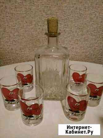 Графин и 6 рюмок Киров