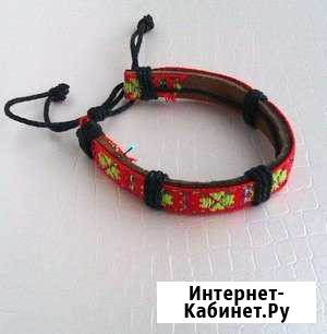 Натуральный кожаный браслет Курск - изображение 1