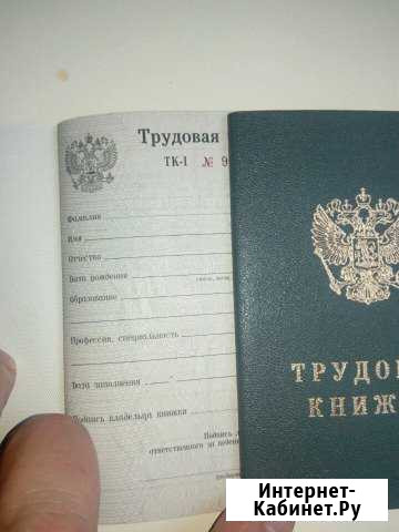 Трудовая книжка 2007 год Тюмень - изображение 1