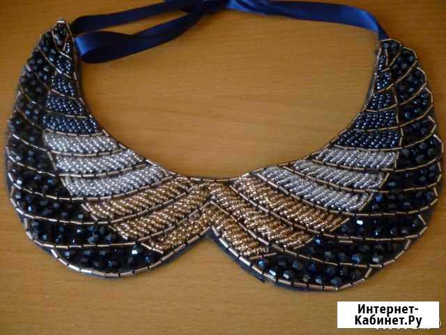 Украшение-воротник из бисера Калач - изображение 1