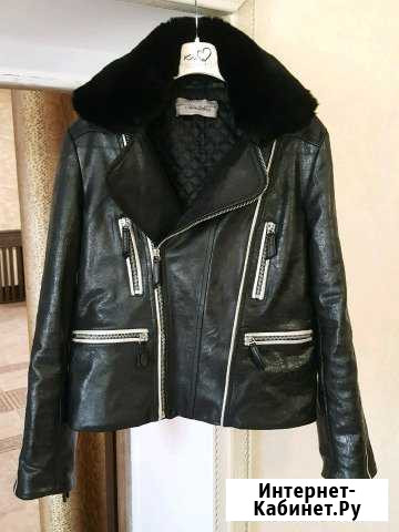 Кожаная куртка Ermanno Scervino 12 Дубовое - изображение 1