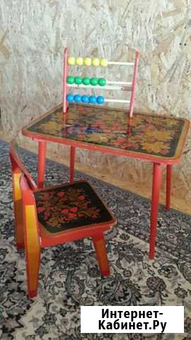 Детский столик со стульчиком Петропавловск-Камчатский - изображение 1