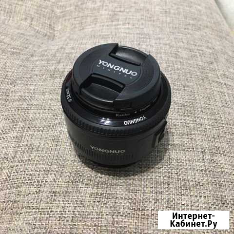 Объектив YN50 mm F 1,8 (для Canon) Хабаровск - изображение 1