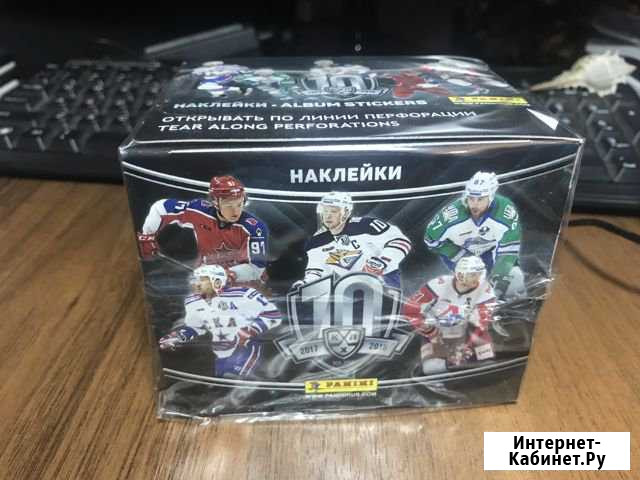 Блок наклеек panini кхл 2017-2018 (10-й сезон) Хабаровск - изображение 1