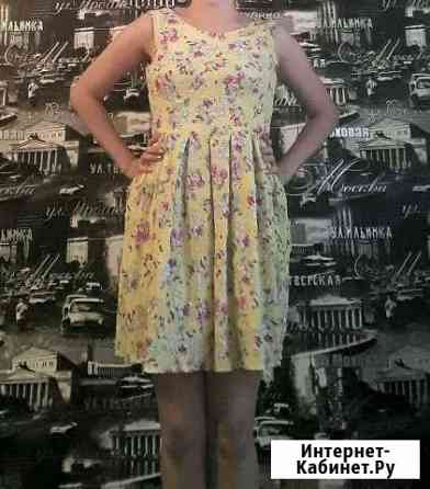 Платье желтое 42-44 р Чебоксары