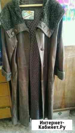 Кожаный плащ Омск