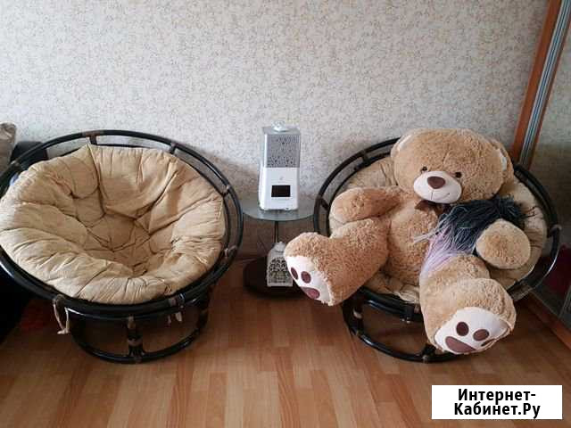 Кресло из ротанга 2шт, увлажнитель воздуха и стекл Старая - изображение 1