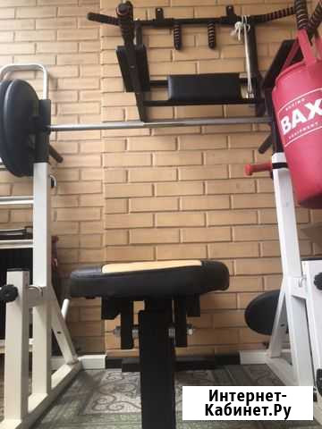 Скамья для жима и штанга Хабаровск - изображение 1
