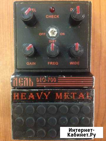 Гитарная педаль эффектов Лель DEQ-700 Heavy Metal Нальчик - изображение 1