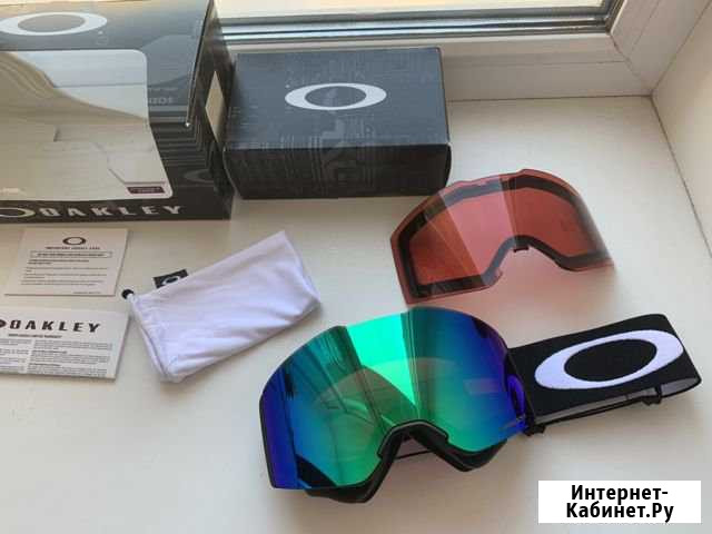 Сноуборд маска Oakley Fall Line Prizm Jade + Prizm Воронеж - изображение 1