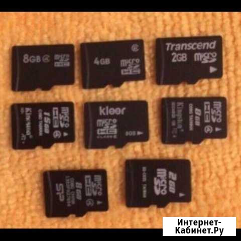 Карты памяти Micro SD Рязань - изображение 1