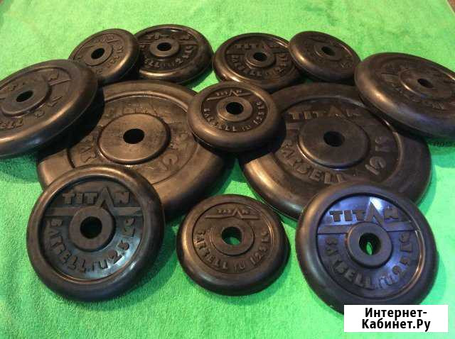 Блины, гриф, гантели и гиря Хабаровск - изображение 1