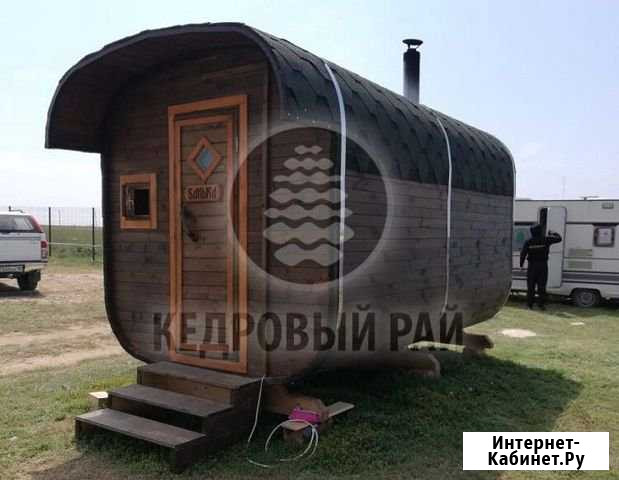 Квадро баня бочка 2,32,454м из кедра Ужур - изображение 1