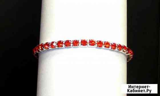 Женский браслет, из горного хрусталя, цвет гранат Белгород