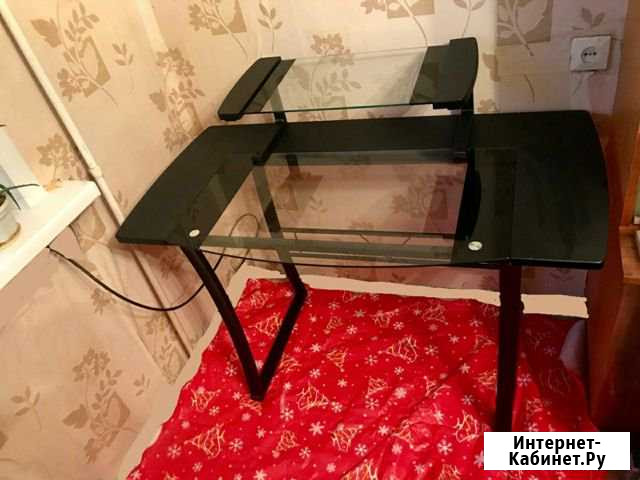 Стол компьютерный Technospace WRX-05, стеклянный Тула - изображение 1
