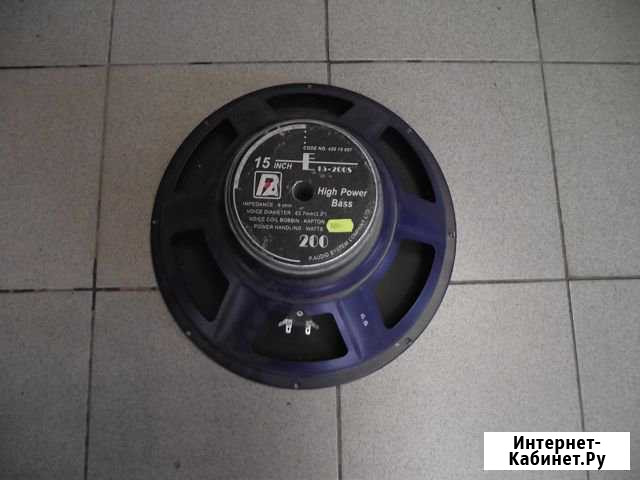 Динамик P.audio E15-200S 15 дюймов Саратов - изображение 1