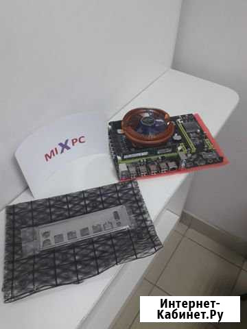 Плата +проц 6 ядер 12 потоков +8gb +cooler Самара - изображение 1