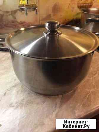 Кастрюля Amet 7 литров нержавейка Челябинск