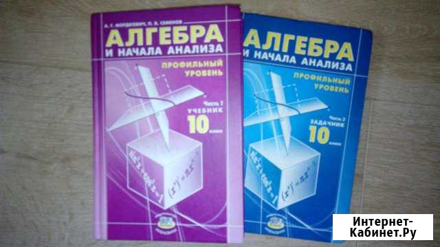 Алгебра 10 кл. 2 части Мордкович Брянск - изображение 1