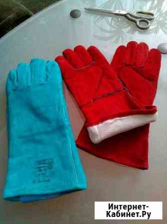 Краги спилковые утепленные Киров